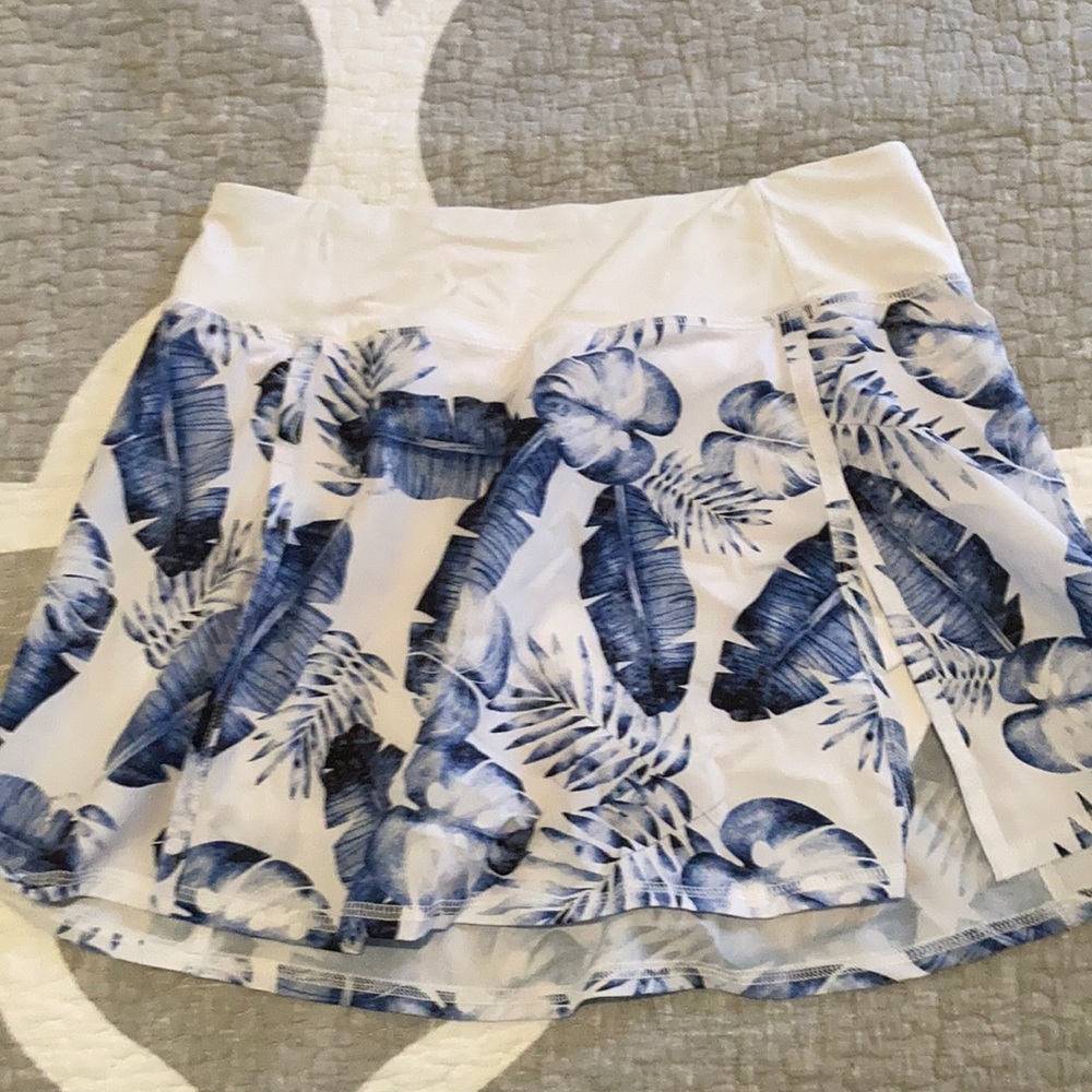 Tropical tennis skort